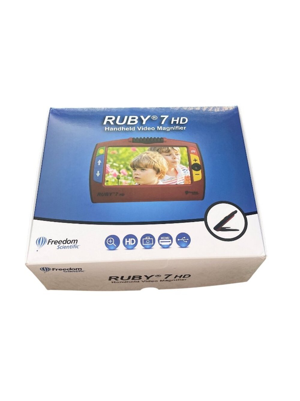 Ruby 7 HD Handheld Video Magnifier With Accessories By Freedom Scientific